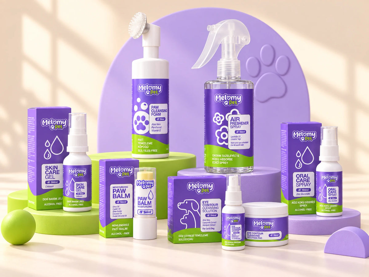 Cat Care Set: the 6 products in the set together