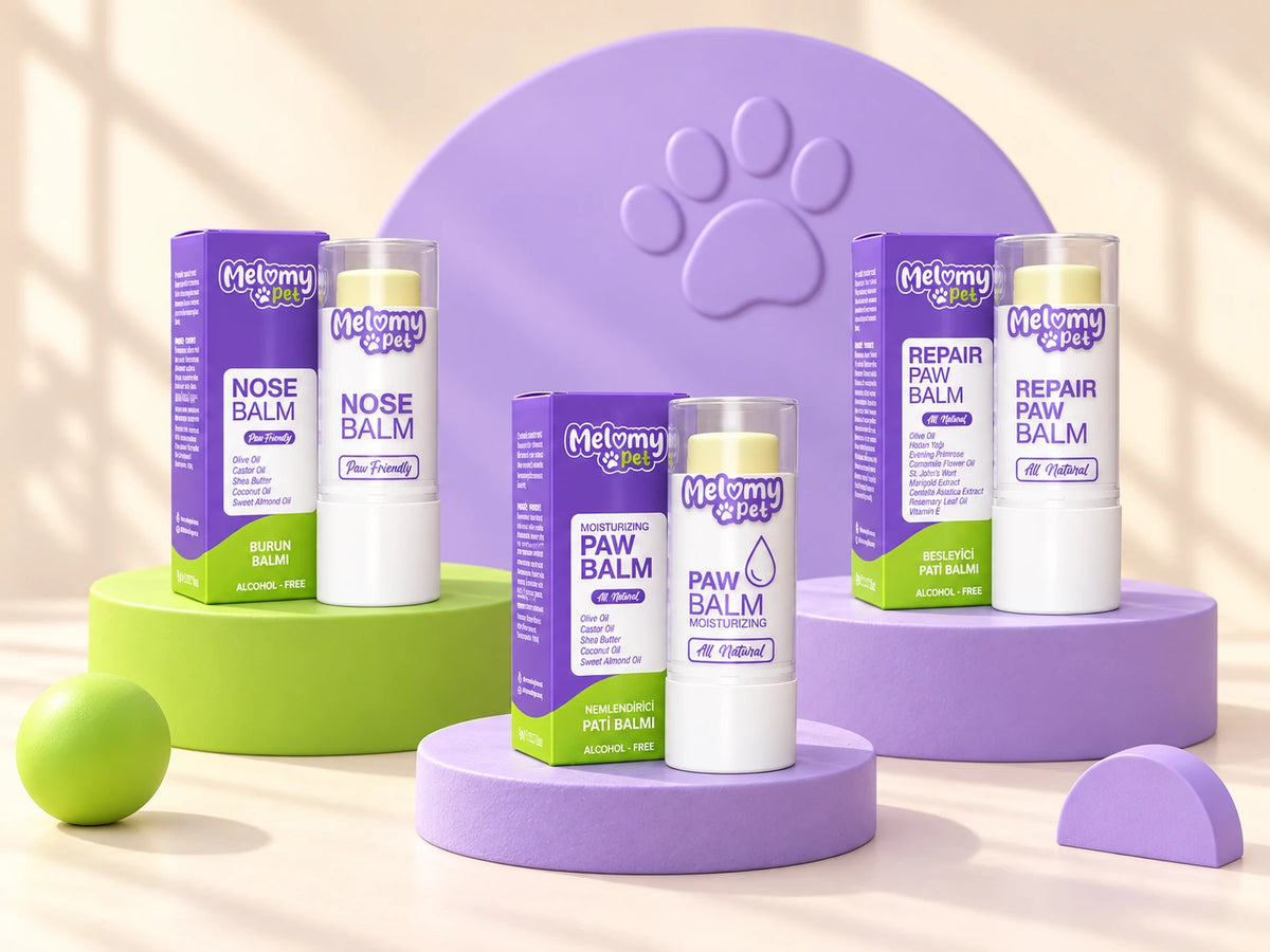 Paw & Nose Balm Set: the 3 stick balms in the set together