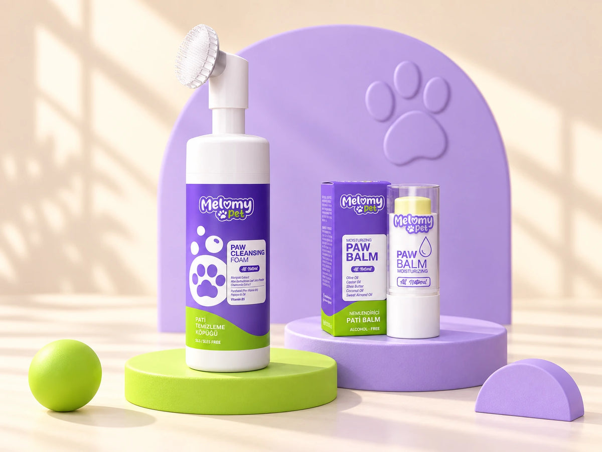 Back Home Set: paw cleansing foam and moisturising paw balm