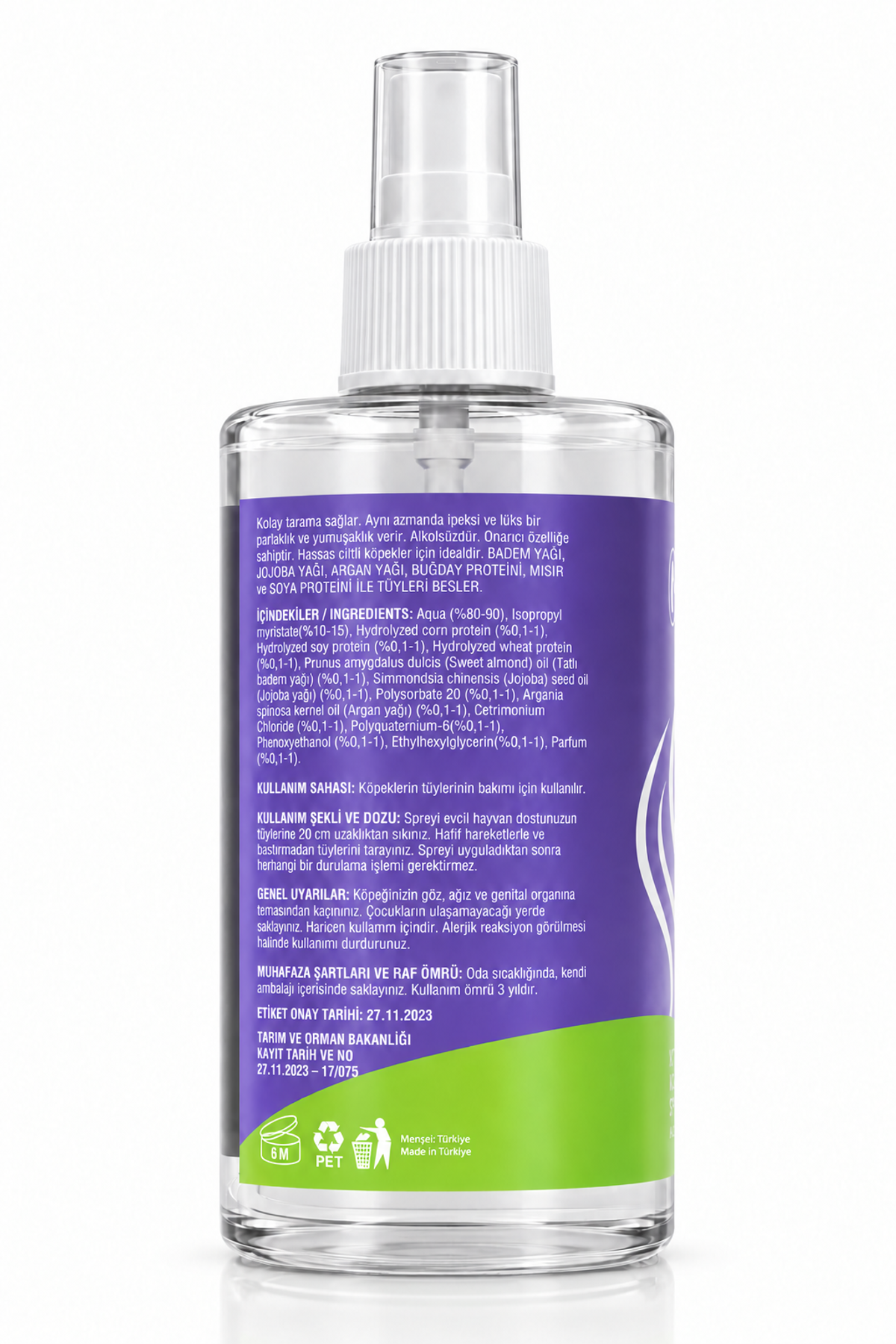 Easy-Combing Detangling Spray 200 ml · packaging and label view