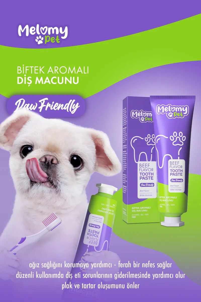 Biftek Aromalı Köpek Diş Macunu