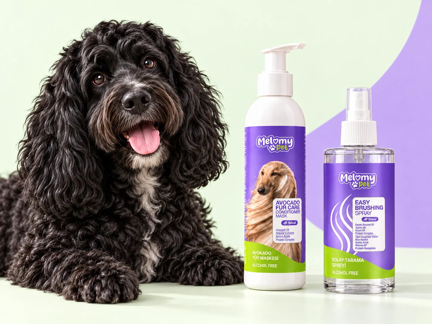 Thick Coat Dog Care Set